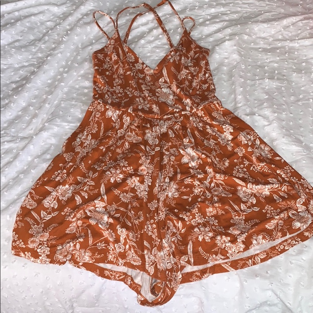 Orange Romper